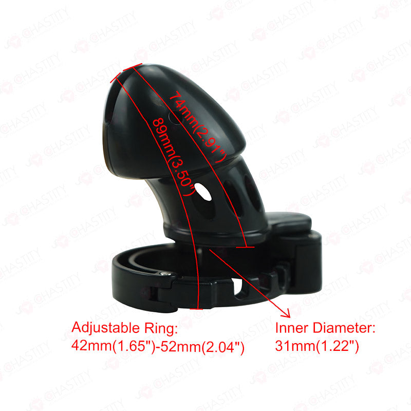Chastity Plastic Device ( Adjustable Ring )