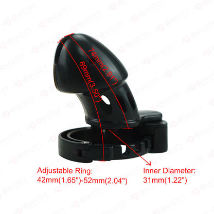 Chastity Plastic Device ( Adjustable Ring )