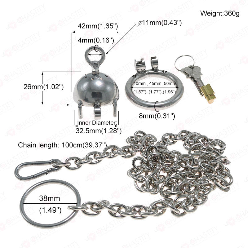 Chastity Slave's Cock Restraint