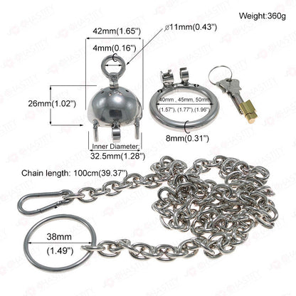 Chastity Slave's Cock Restraint