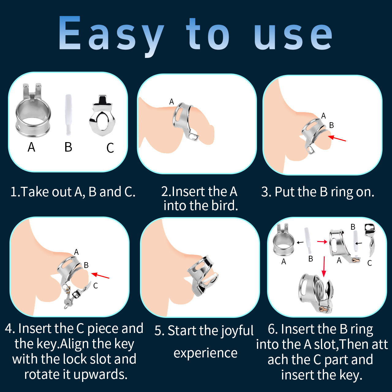 Invisible Clitoral Chastity Lock