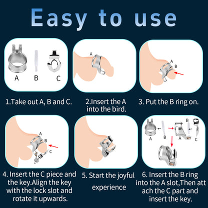 Invisible Clitoral Chastity Lock