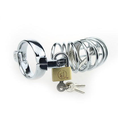 Cock Cage With Catheter (3 Rings)