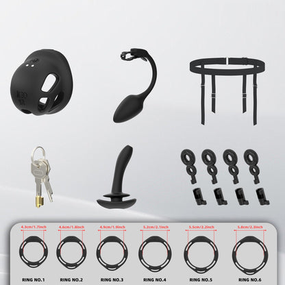 Small Silicone Vibrating Chastity Device
