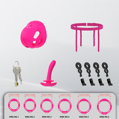 Small Silicone Vibrating Chastity Device