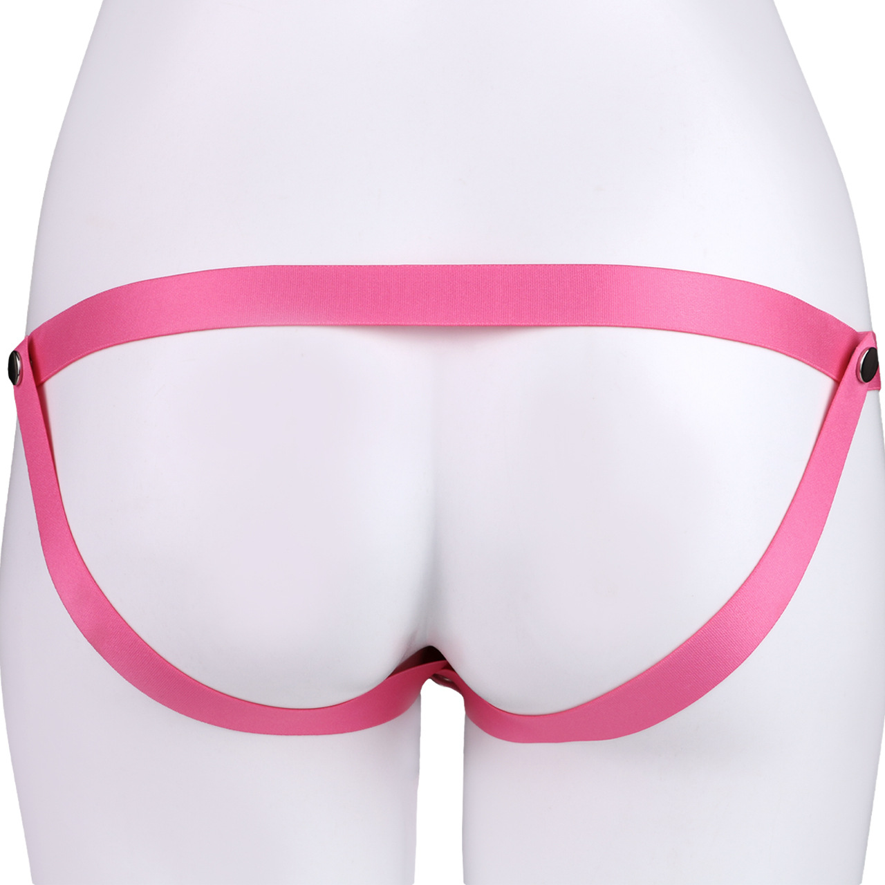 Pink Silicone Sissy Chastity Cage With Belt