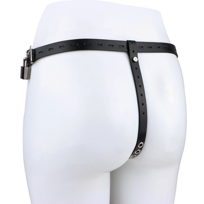 Pink Silicone Sissy Chastity Cage With Belt