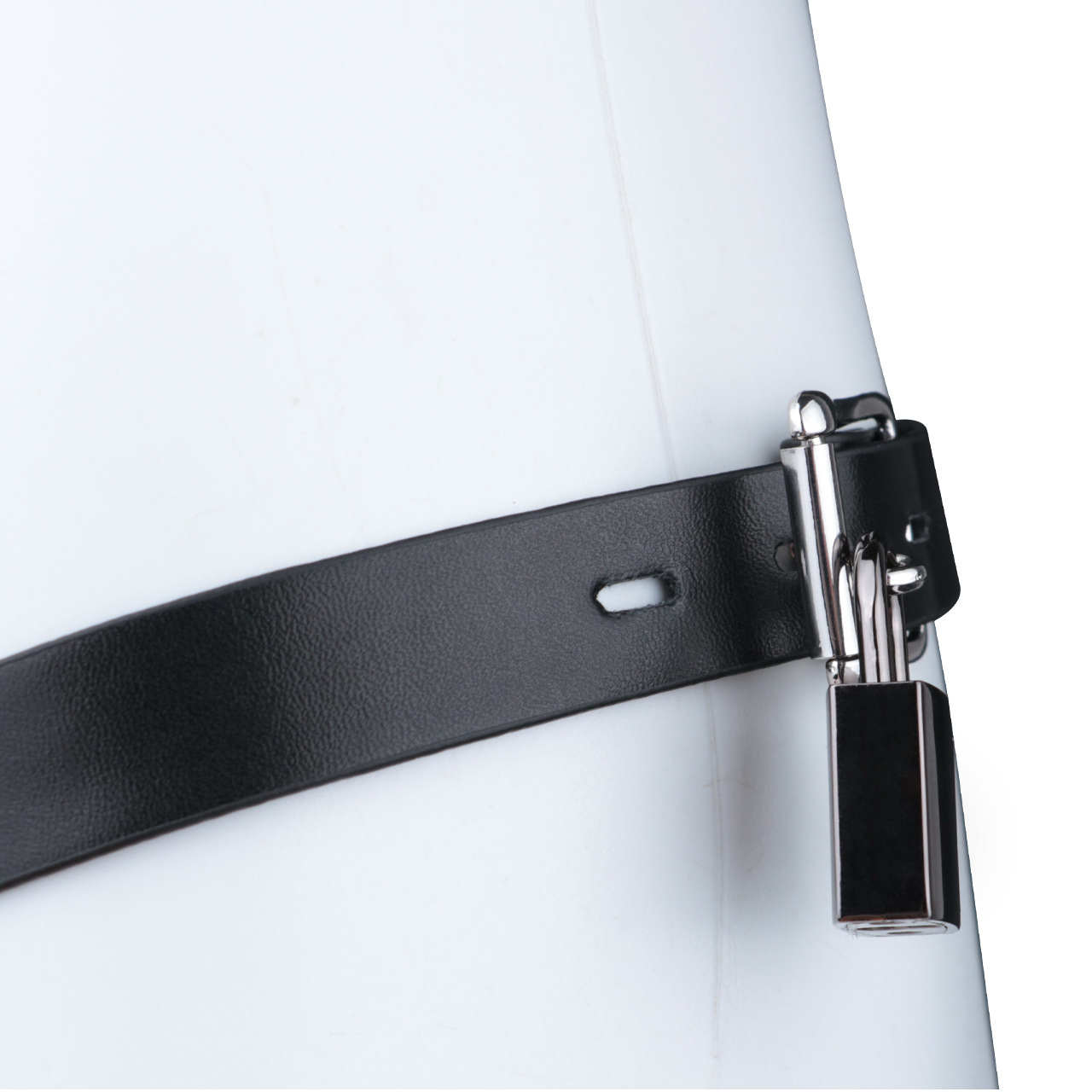 Pink Silicone Sissy Chastity Cage With Belt