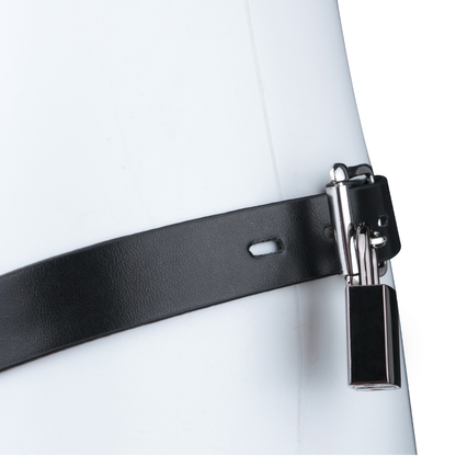 Pink Silicone Sissy Chastity Cage With Belt