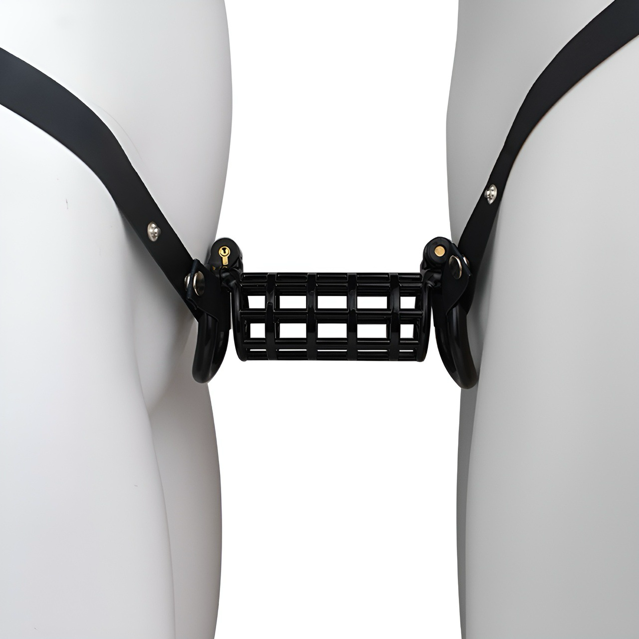 Dual-Wear Chastity Cage for Couples – Bonded Together in Lock