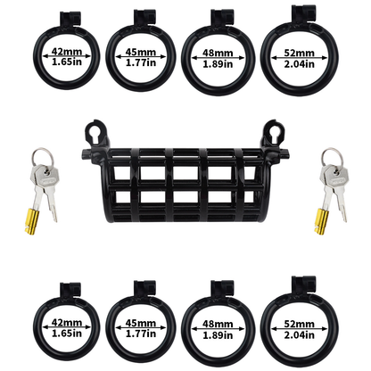 Dual-Wear Chastity Cage for Couples – Bonded Together in Lock