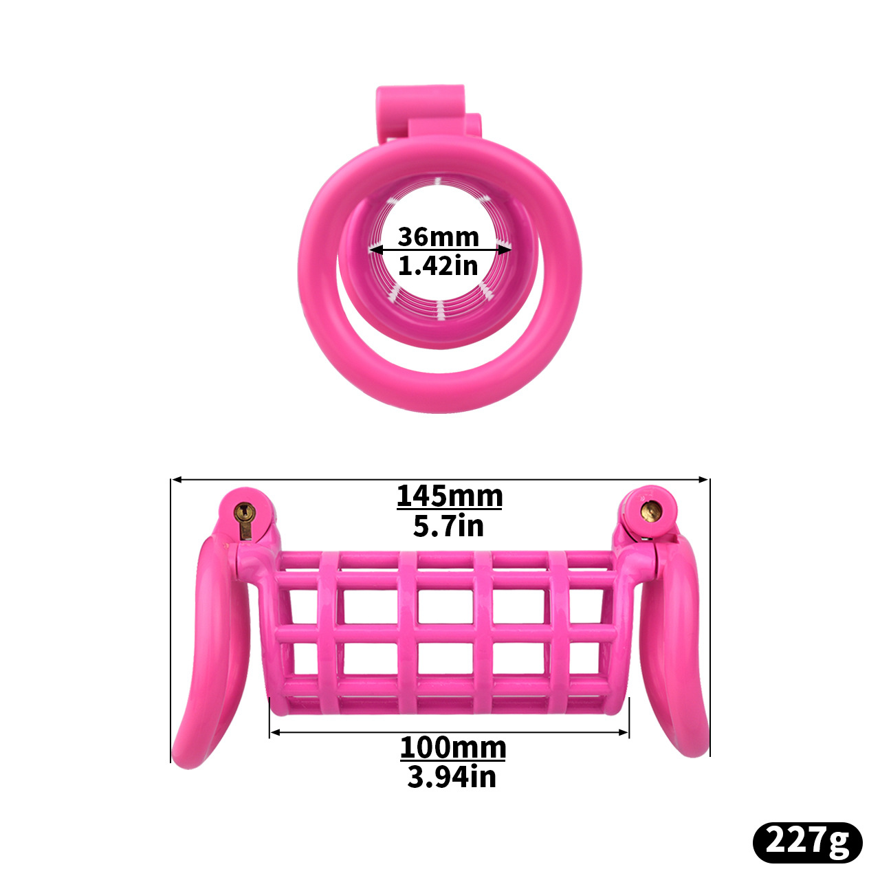 Dual-Wear Chastity Cage for Couples – Bonded Together in Lock