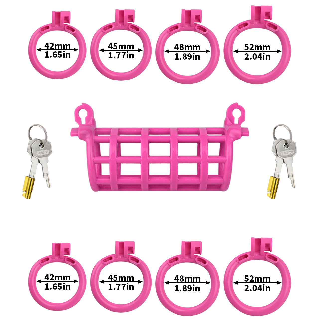 Dual-Wear Chastity Cage for Couples – Bonded Together in Lock