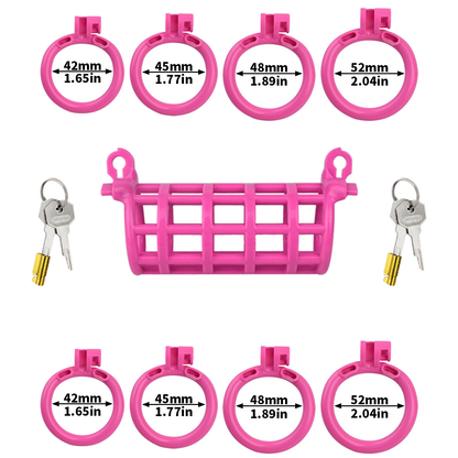 Dual-Wear Chastity Cage for Couples – Bonded Together in Lock