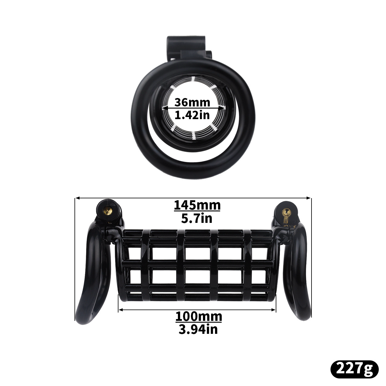 Dual-Wear Chastity Cage for Couples – Bonded Together in Lock