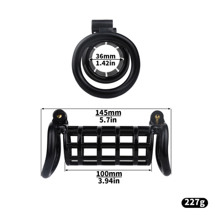 Dual-Wear Chastity Cage for Couples – Bonded Together in Lock