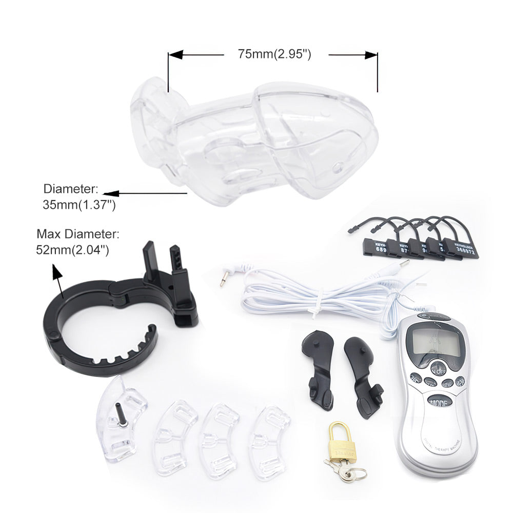Electric Shock Chastity Cage