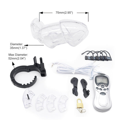 Electric Shock Chastity Cage
