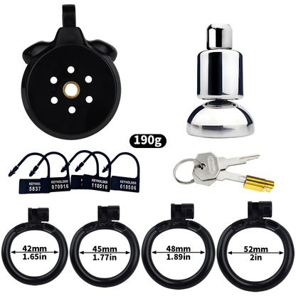 Flat Inverted Chastity Cage - 4 Colors