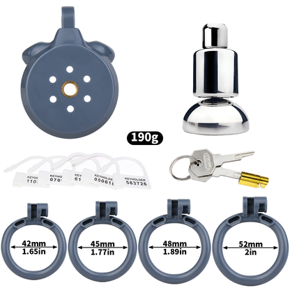 Flat Inverted Chastity Cage - 4 Colors