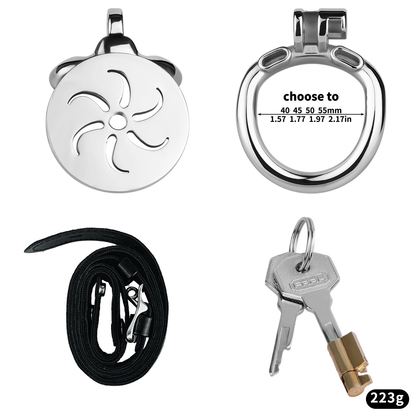 Fire Wheel Flat Stainless Steel Cage