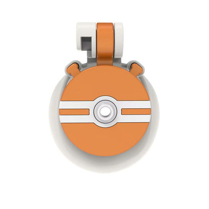 Round Resin Flat Chastity Cage in Red White or Orange
