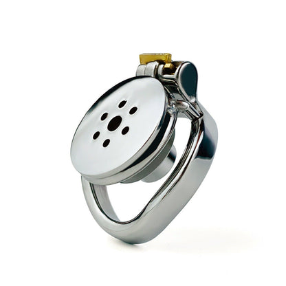 Stainless Steel Inverted Chastity Cage with Urine Hole