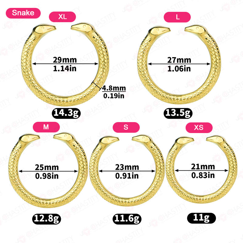 Glans Cock Ring (Snake & Tiger)