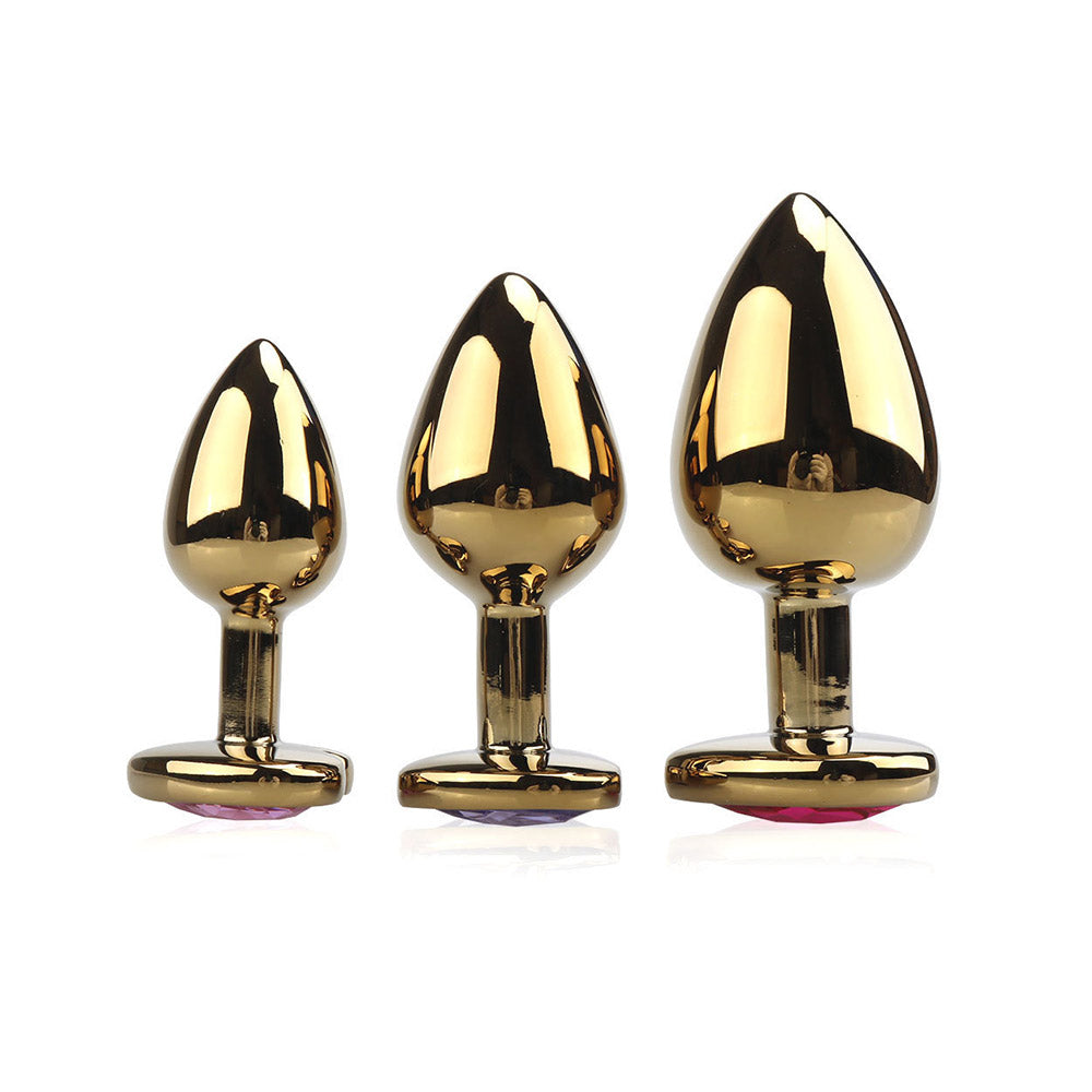 Gold Butt Plug (3 Items)