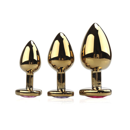 Gold Butt Plug (3 Items)