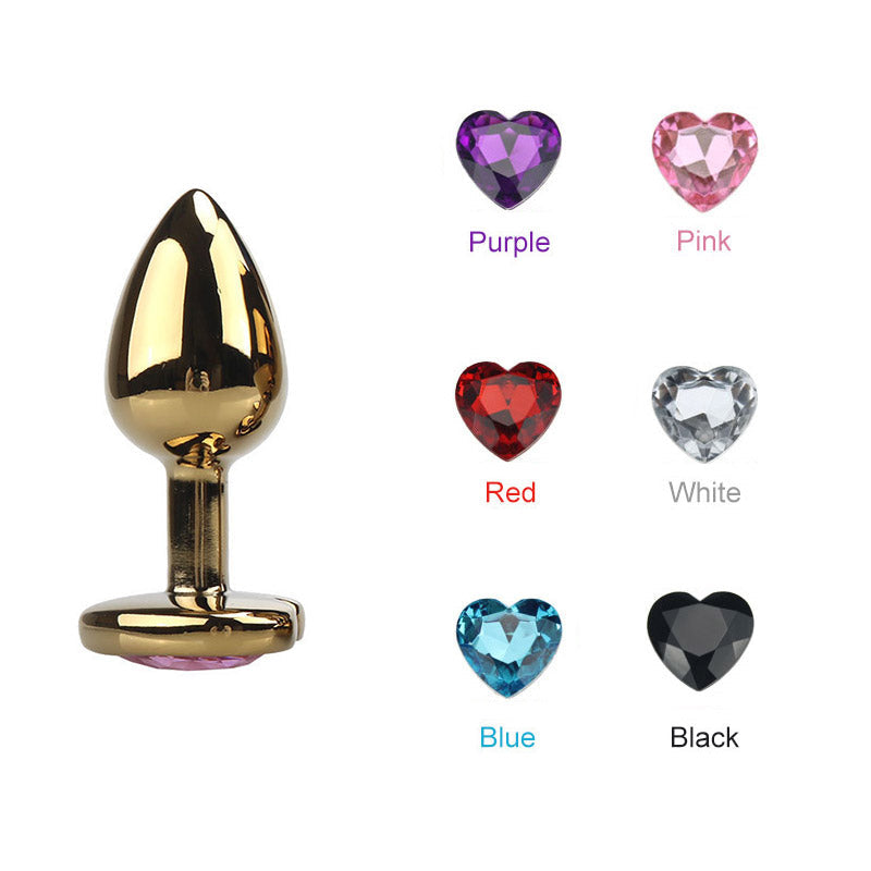 Gold Butt Plug (3 Items)
