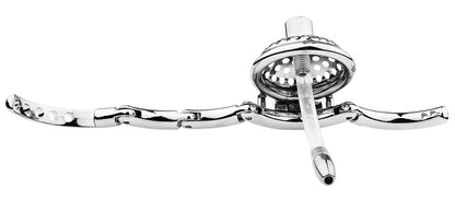 Honeycomb Hole Flat Adjustable Chastity Cage 3