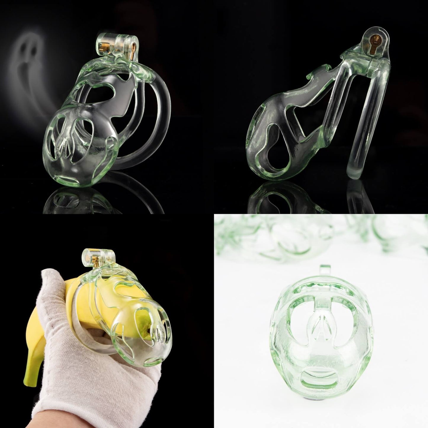 Ice Ghost Lightweight 3D Cobra Chastity Cage