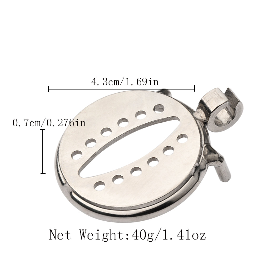 Infinity Lock Adjustable Flat Chastity Cage - 3