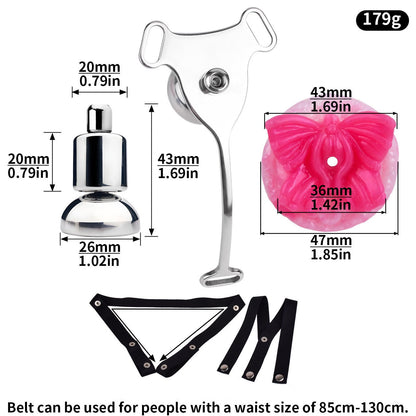 Sissy Butterfly Inverted Chastity Cage