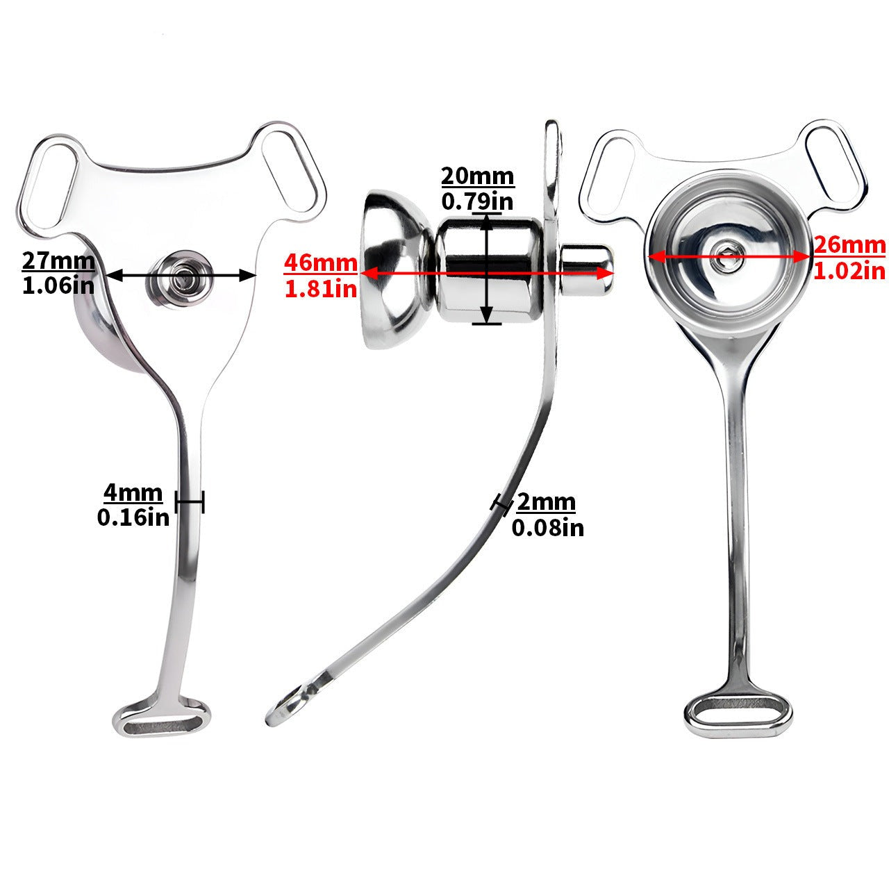 Sissy Butterfly Inverted Chastity Cage