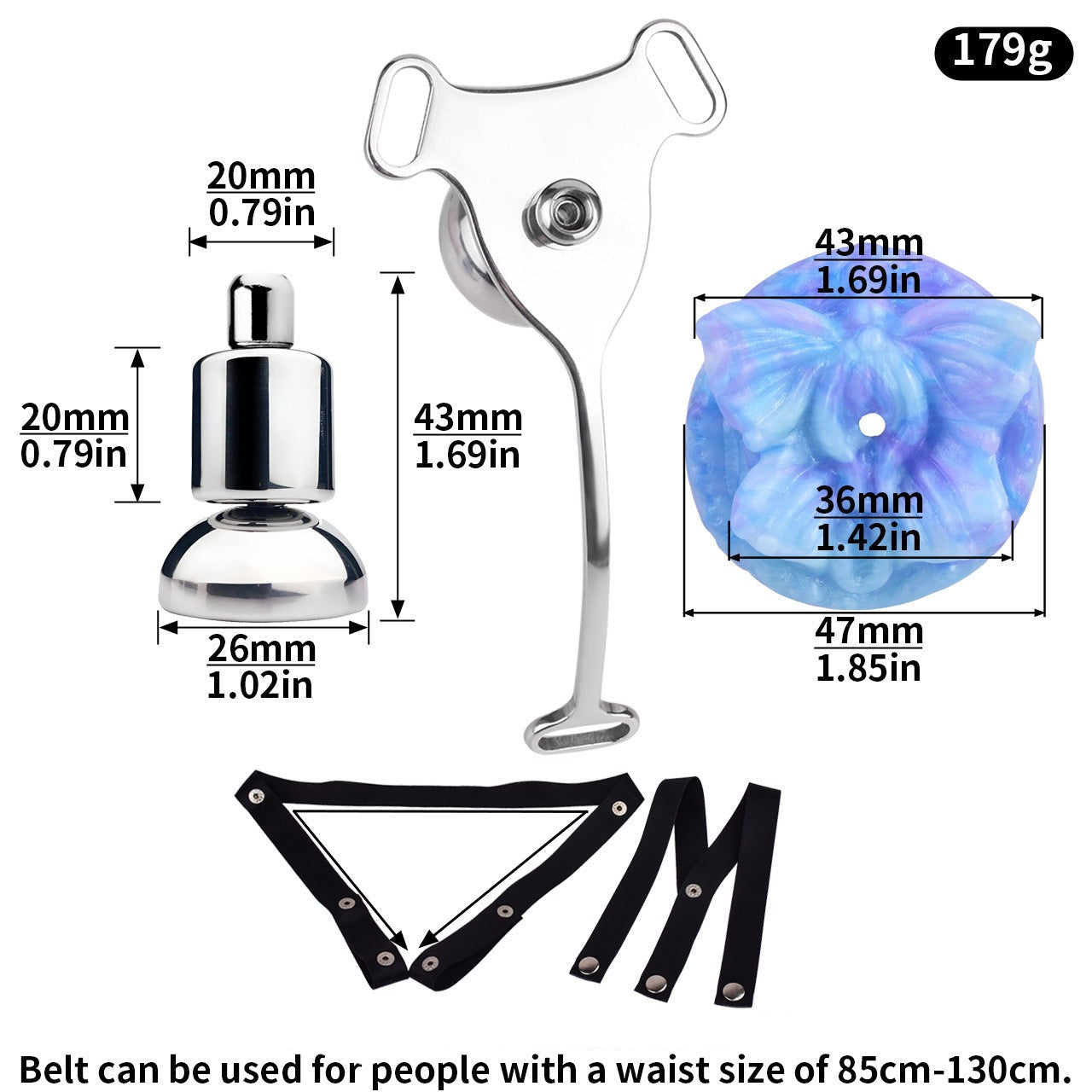 Sissy Butterfly Inverted Chastity Cage