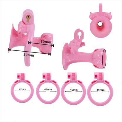 Inverted Chastity Cage Device
