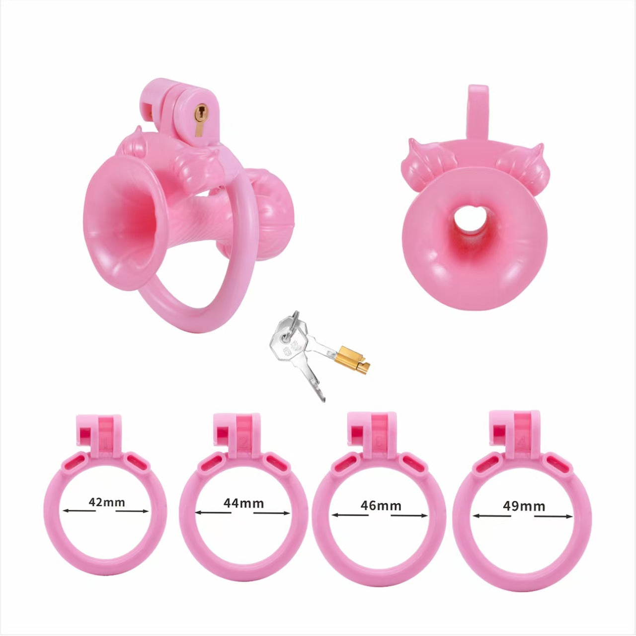 Inverted Chastity Cage Device