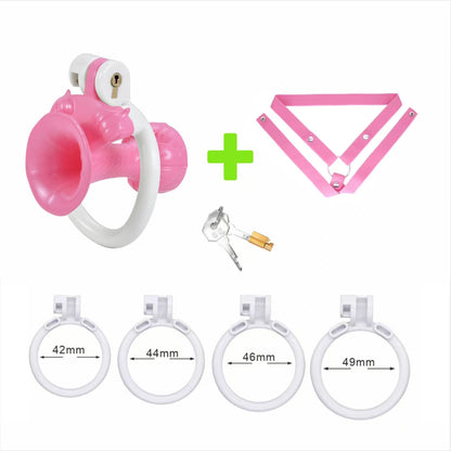 Inverted Chastity Cage Device