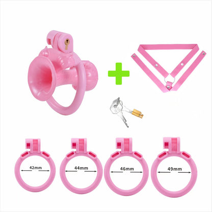 Inverted Chastity Cage Device
