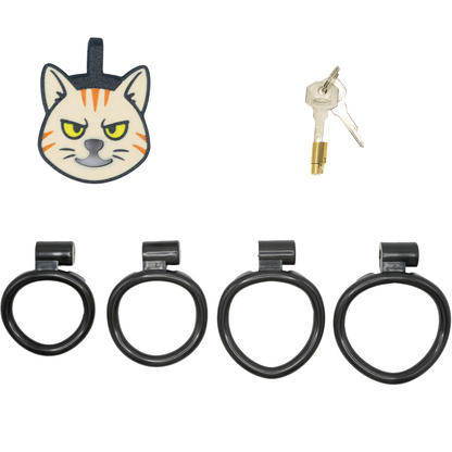 Flat Kitten Chastity Cage