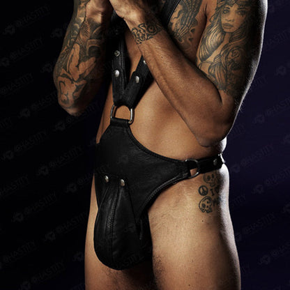 Leather Men’s Chastity Underwear