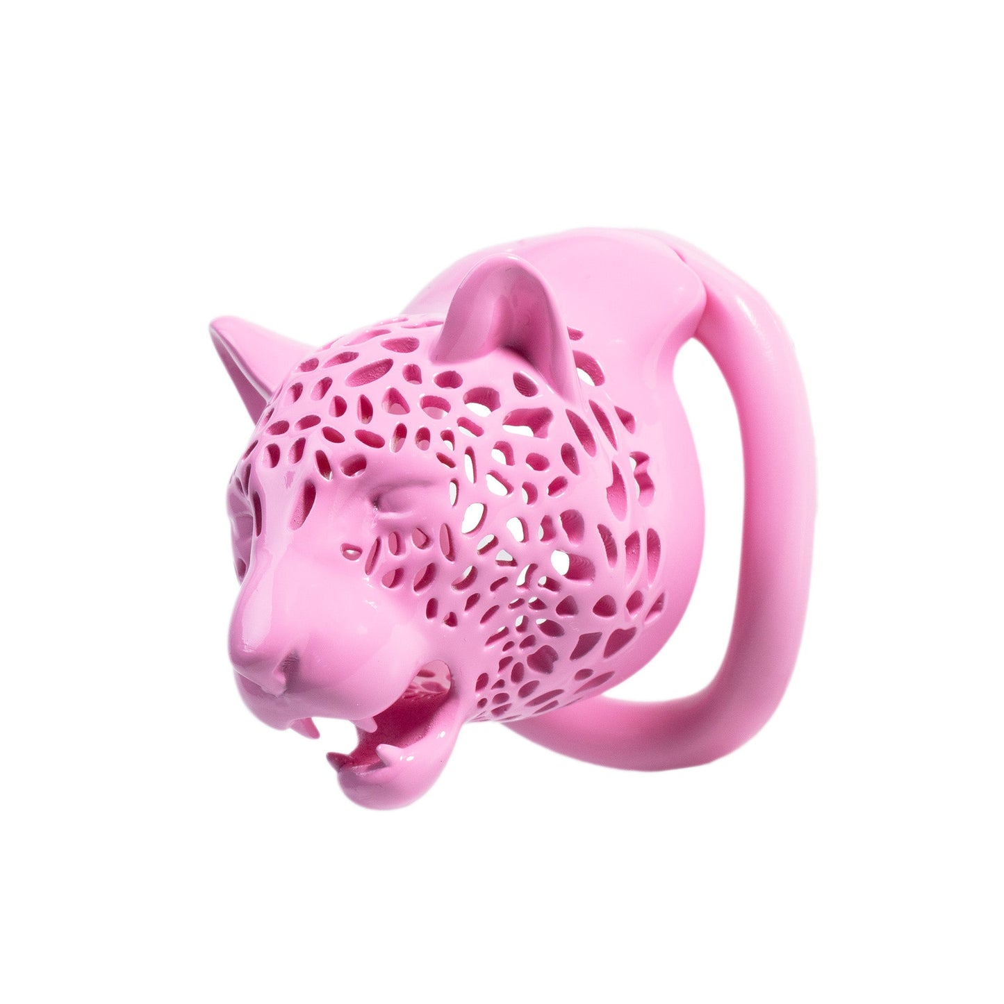 Leopard Head Cage – Chastity Device