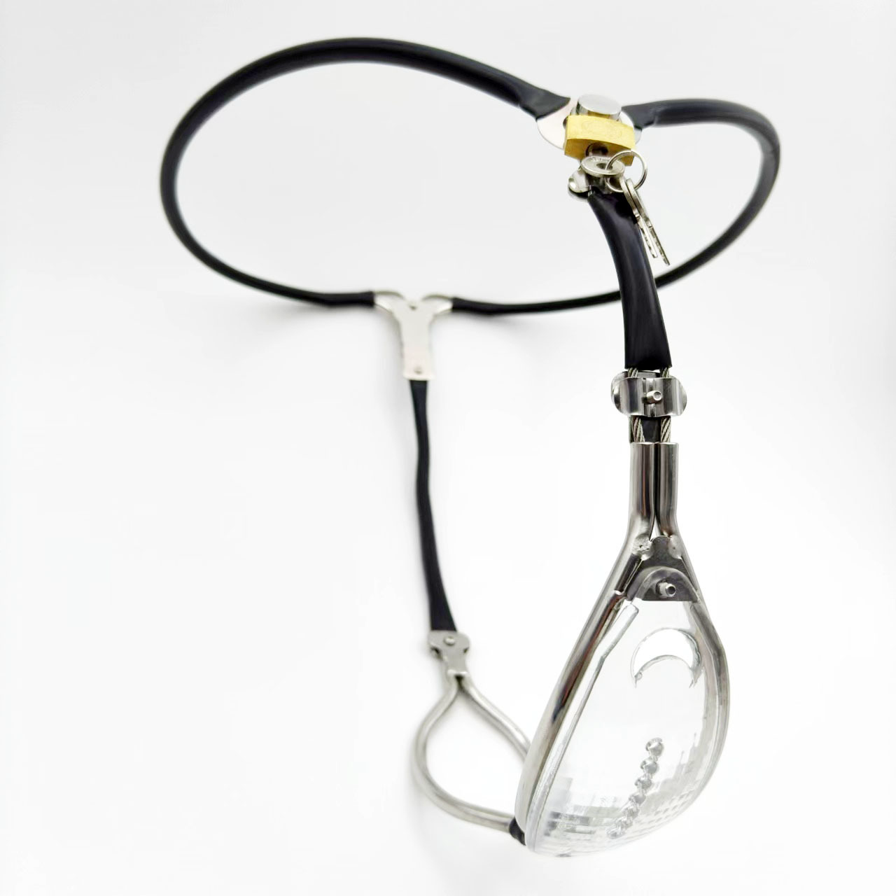 Lightweight Transparent Chastity Belt for Women