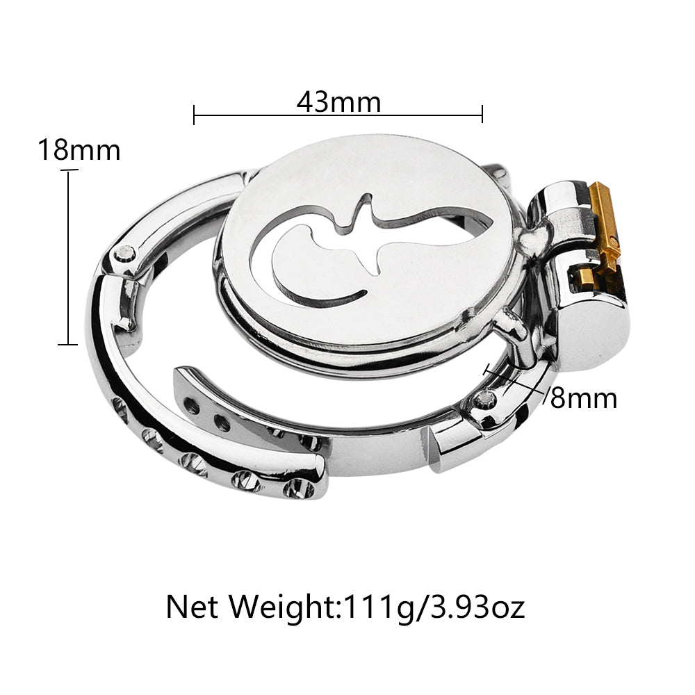 Little Tail Flat Chastity Cage Adjustable - 3