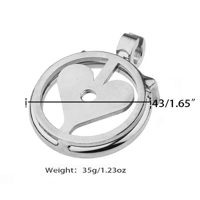 Love Pore Flat Adjustable Chastity Cage