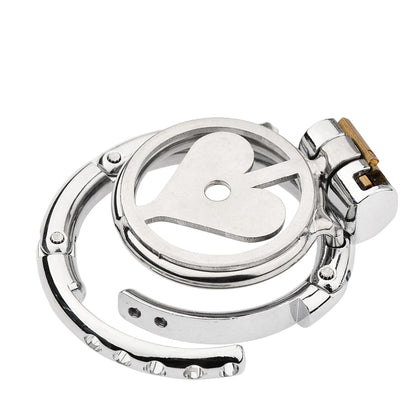 Love Pore Flat Adjustable Chastity Cage 2