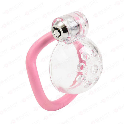 Male Chastity Denial With Clear Cage