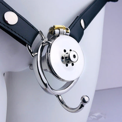 Male Chastity With Urethral Tube